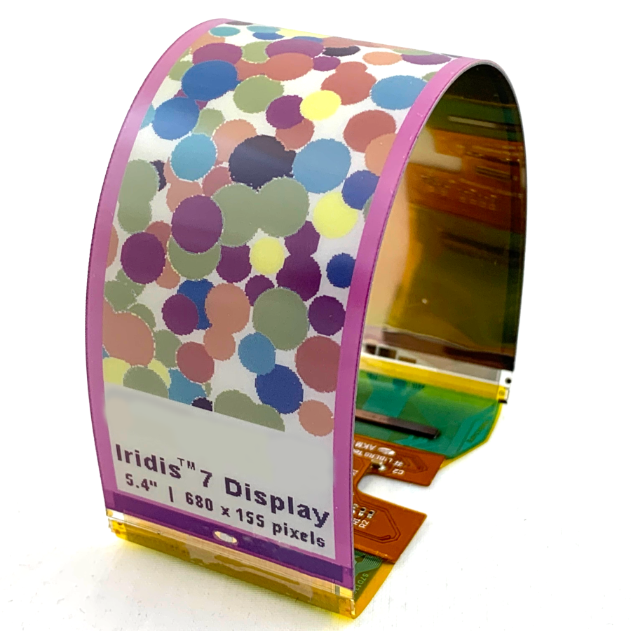 5.4″ Flexible Colour Display